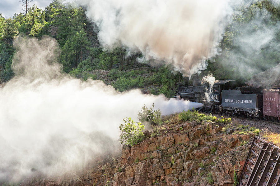 Blowing Off Steam Photograph by Victor Culpepper