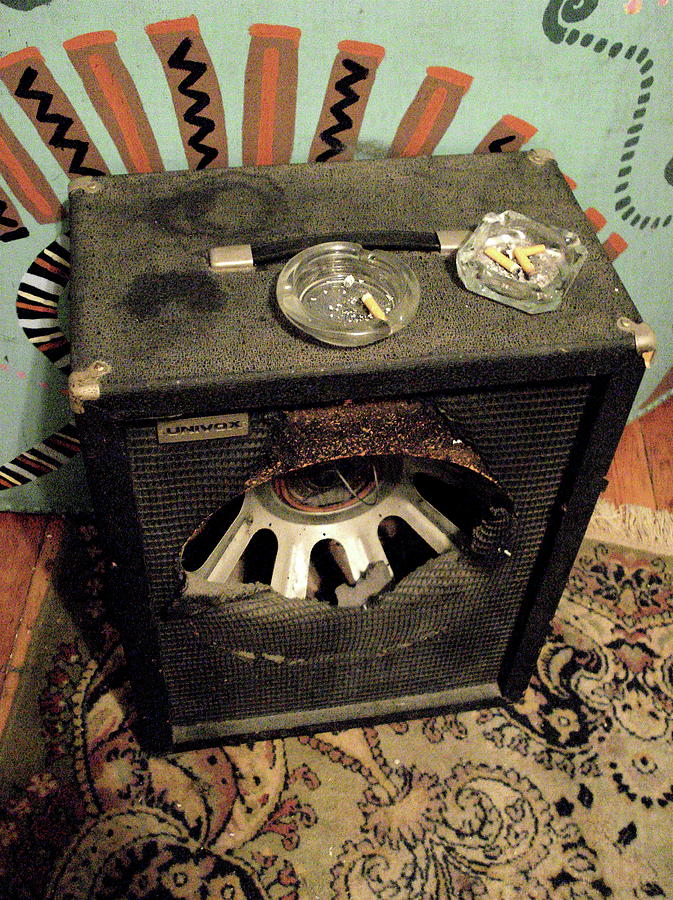 Blown Burnt Speaker Photograph by Derrick Anderson