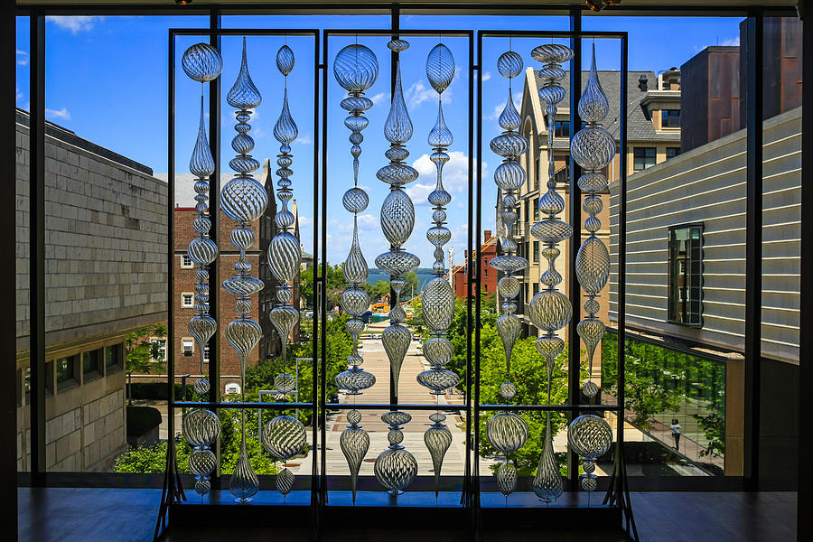 Blown Glass Sculpture Photograph by Chris Smith
