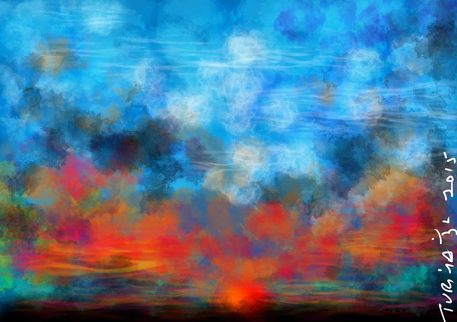Blu Sky Digital Art by Greg Liotta