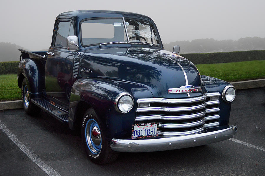 Blue 3100 Chevy Photograph by Bill Dutting