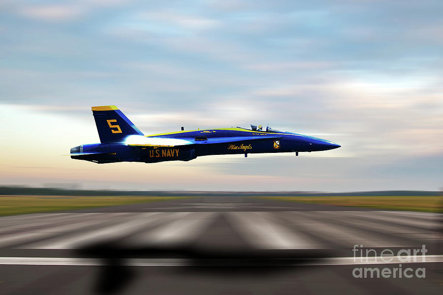 Blue 5 Digital Art by Airpower Art