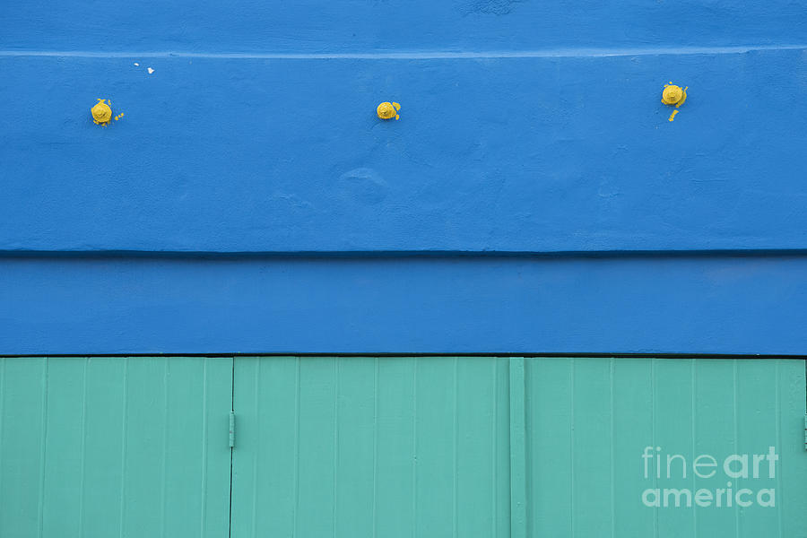 Blue Architectural Detail Photograph by Juli Scalzi