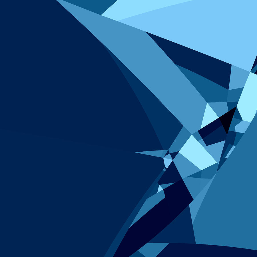 Blue Abstract 1 Digital Art