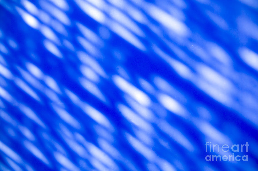 Blue Abstract 1 Photograph by Tony Cordoza