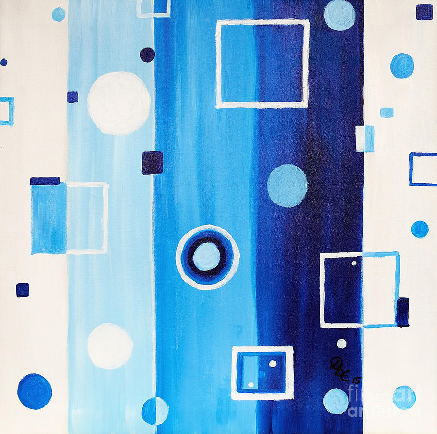 Abstract Painting - Blue Abstract by Art by Danielle