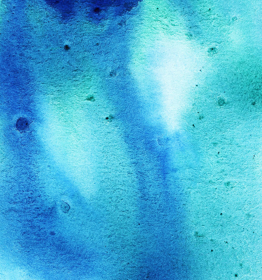 Summer Painting - Blue Abstract3 by Green Palace