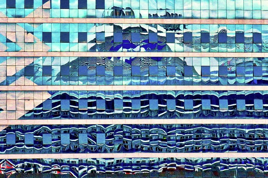 Blue and Silver Reflection Photograph by Kirsten Giving