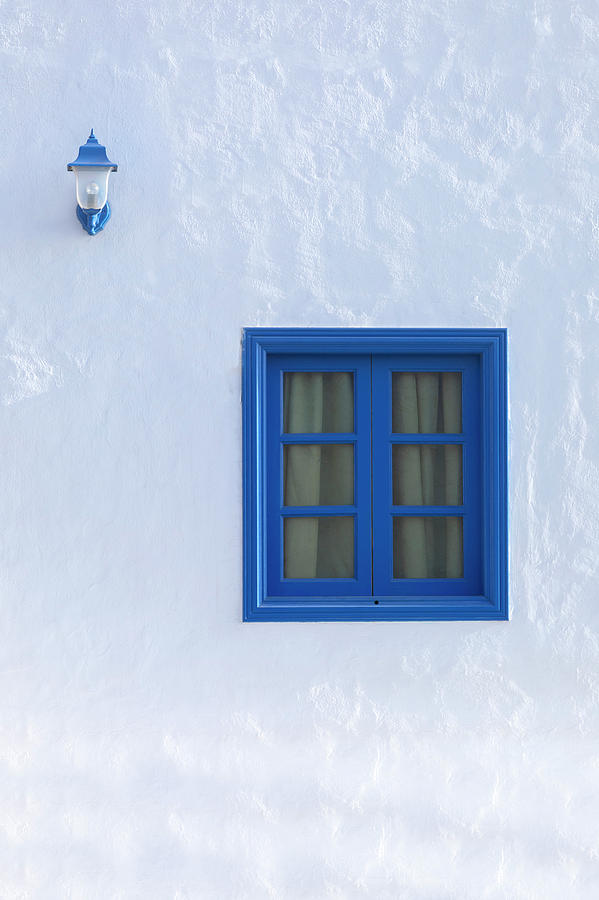 Greek Photograph - Blue And White by Joana Kruse