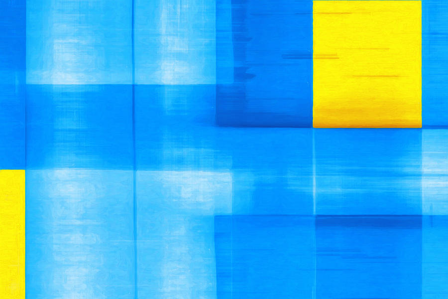 Blue and Yellow Photograph by Nilesh Bhange