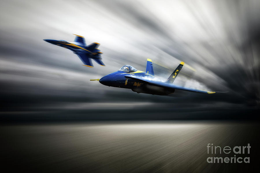 Blue Angel 5 Digital Art by Airpower Art