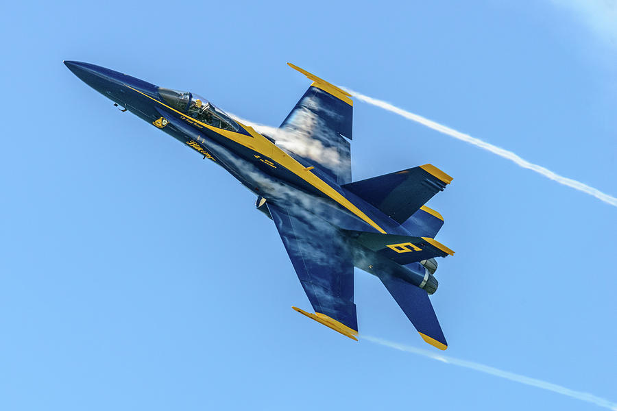 Blue Angel 6 Vapor Photograph By Brad Hartig Bth Photography Fine