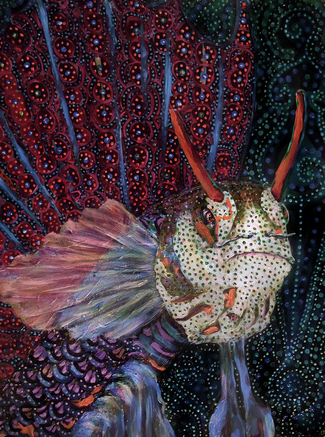 Blenny Painting by Cora Marshall