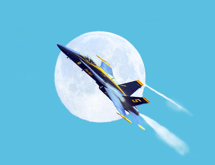 Blue Angel For T-Shirt Photograph by Brian Wallace