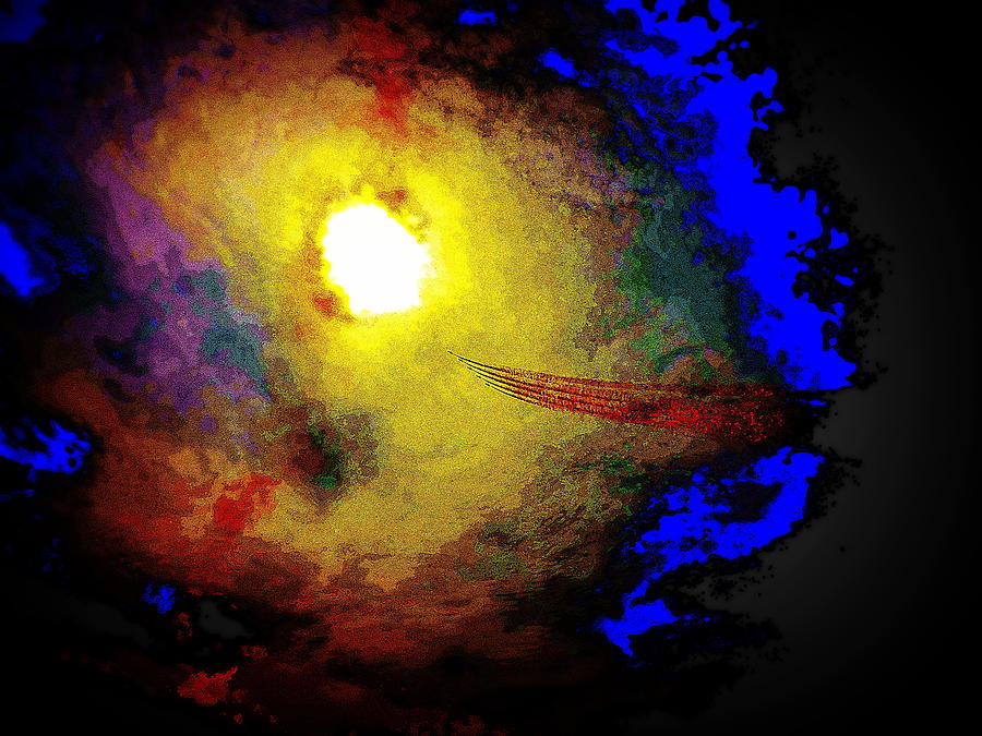 Blue Angel Nebula Photograph by Jodie Marie Anne Richardson Traugott          aka jm-ART