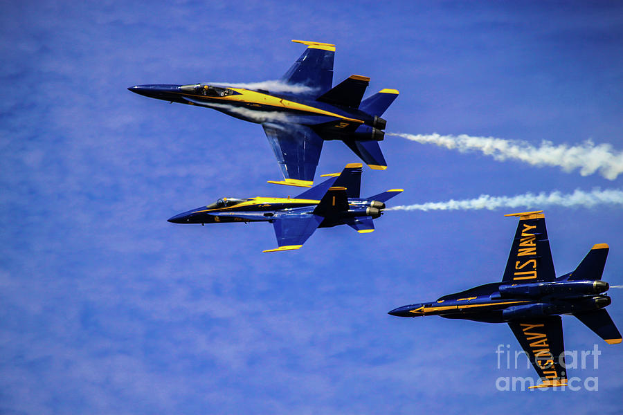 Blue Angel Roll Photograph by Patrick Dablow