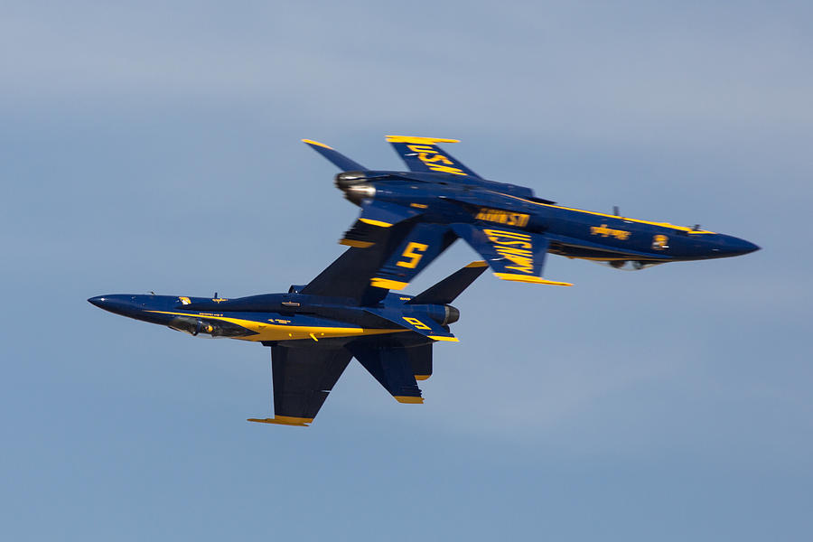 Blue Angel Solos Photograph by John Daly