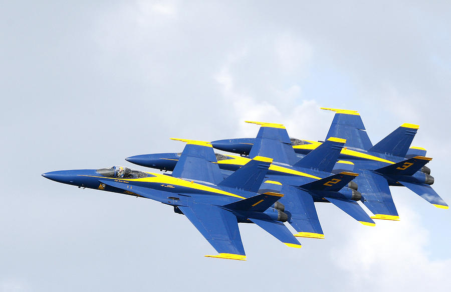 Blue Angels Photograph by Bill Linhares