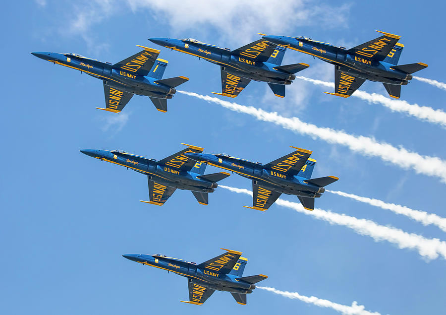 Blue Angels Diamond Photograph by Pat Eisenberger