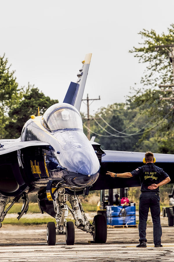Blue Angels Thunder Over Michigan Airshow, 8/29/2015 Photograph by Pat Cook