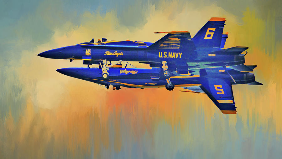 Blue Angels Tickle Photograph by Alice Gipson
