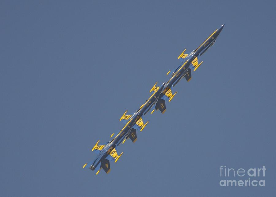 Blue Angels US Navy Painting by Celestial Images