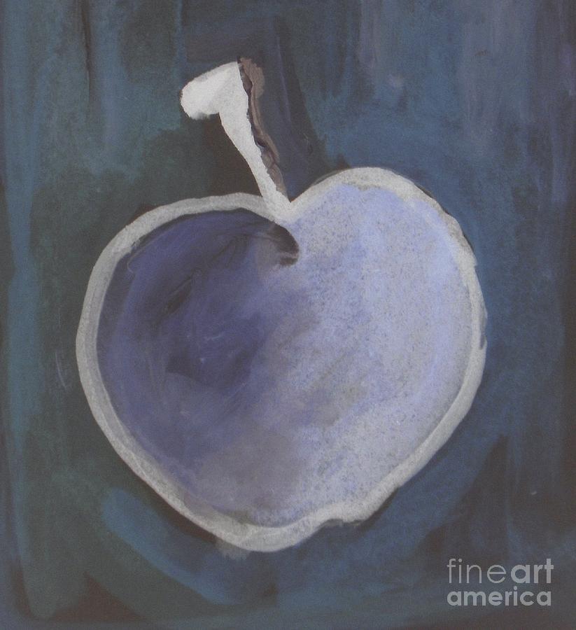 Blue Apple Mixed Media by Vesna Antic