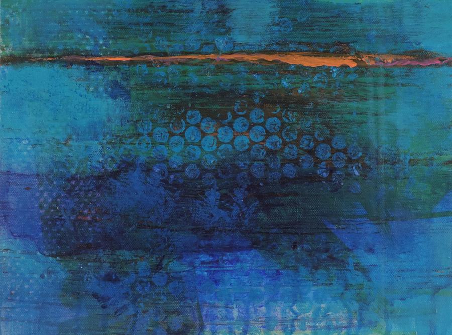 Blue Awakening Painting by Bill Tomsa