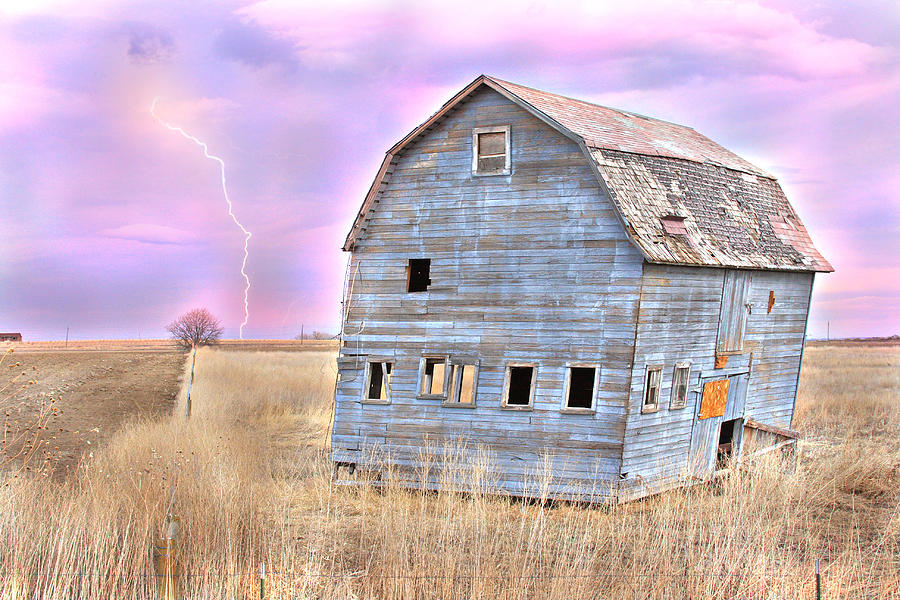 Blue Barn Photograph by James BO Insogna