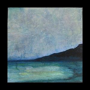 Blue Bay Painting by Vanessa Grant Blue Bay Painting by Vanessa Grant