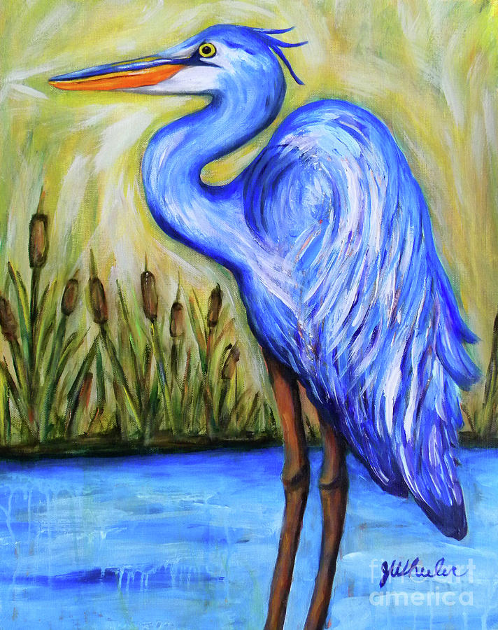 Blue Bayou Painting by JoAnn Wheeler
