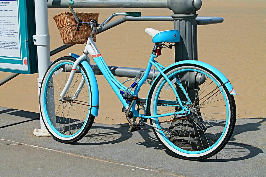 blue beach bike