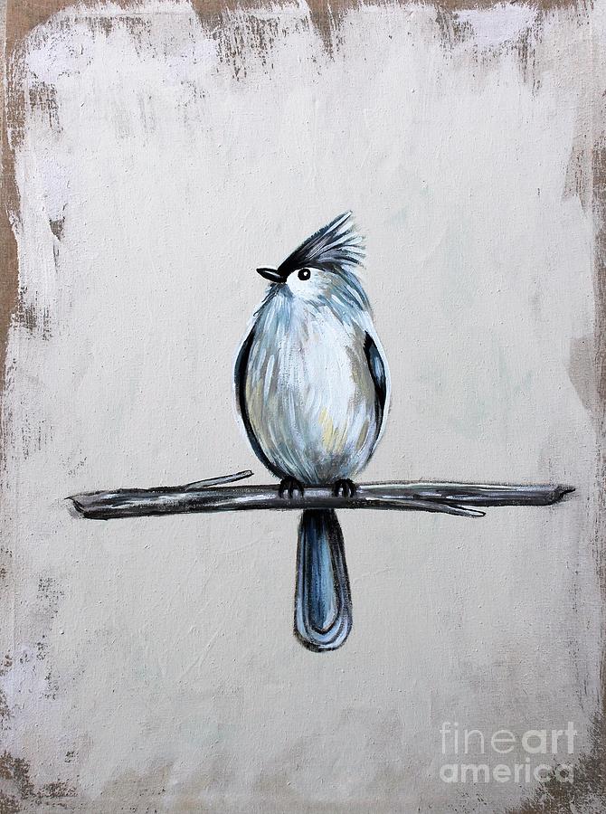 Blue Bird  Painting by Elizabeth Robinette Tyndall
