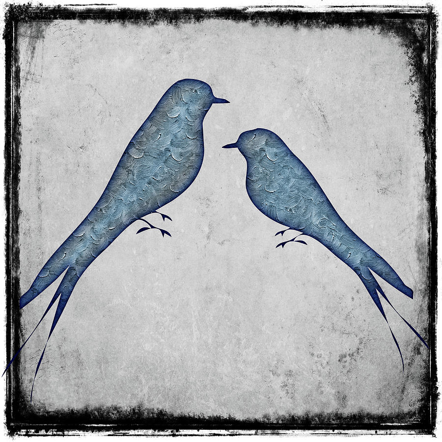 Blue Birds 3 Painting by Movie Poster Prints