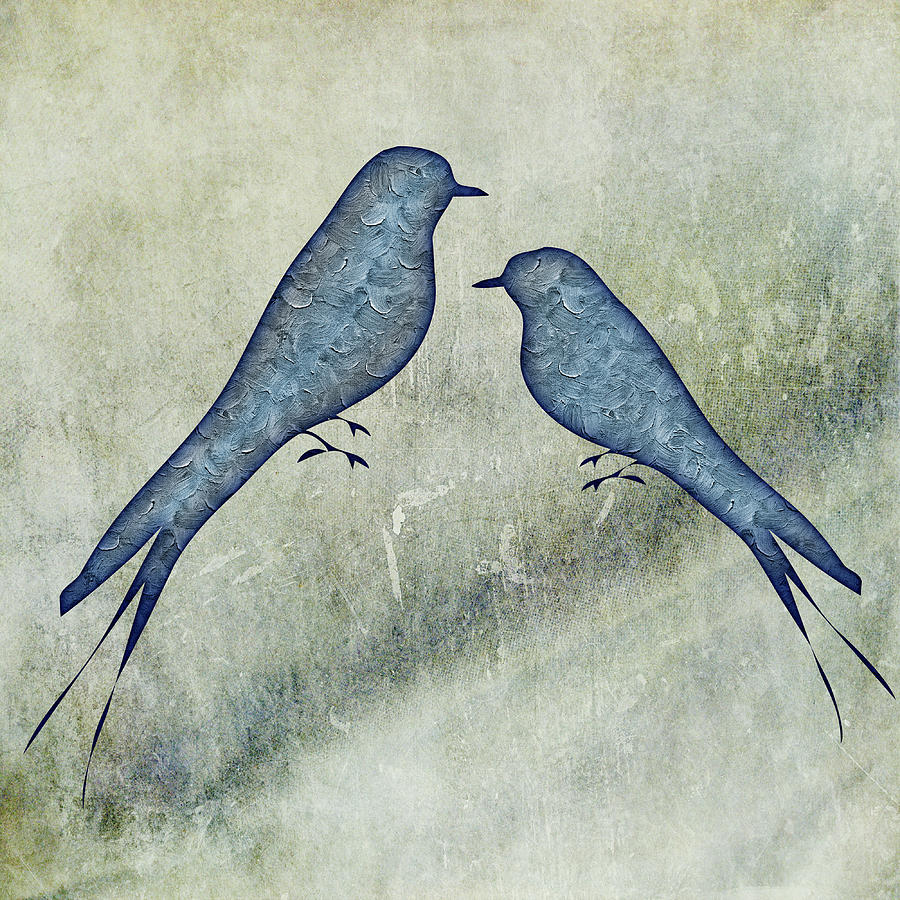 Blue Birds 5  Painting by Movie Poster Prints