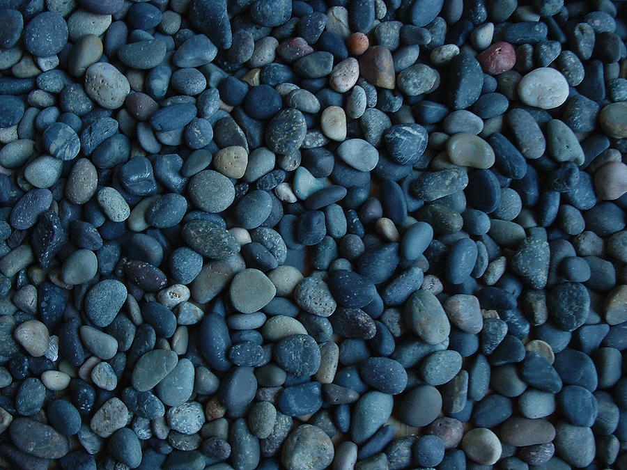 dark blue pictures of river rocks