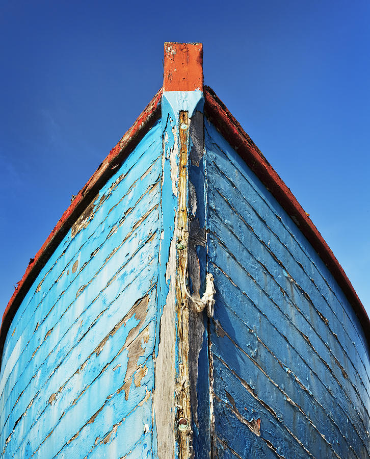 Blue Boat Photograph by Ian Merton