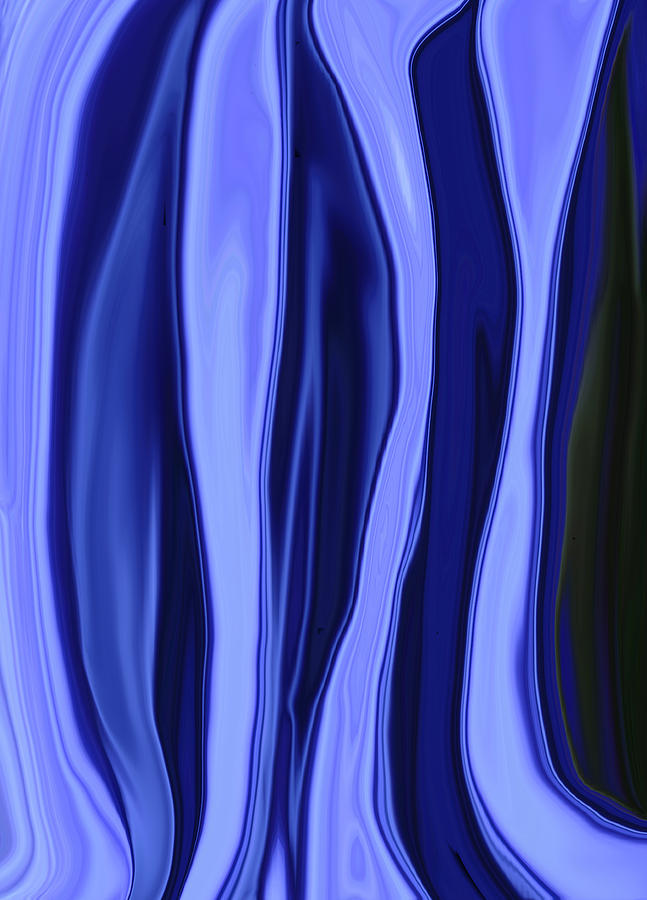 Blue Bottle Abstract Photograph by Linnea Tober