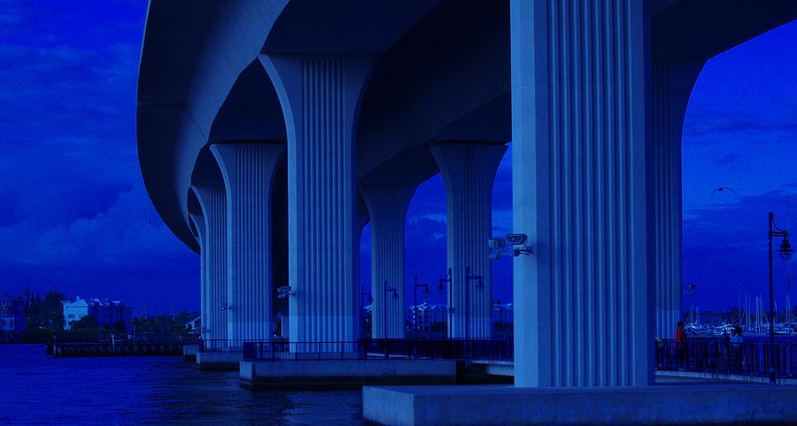 Blue Bridge Photograph by Don Youngclaus