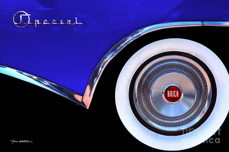 Blue Buick Special Photograph by Marc Nader