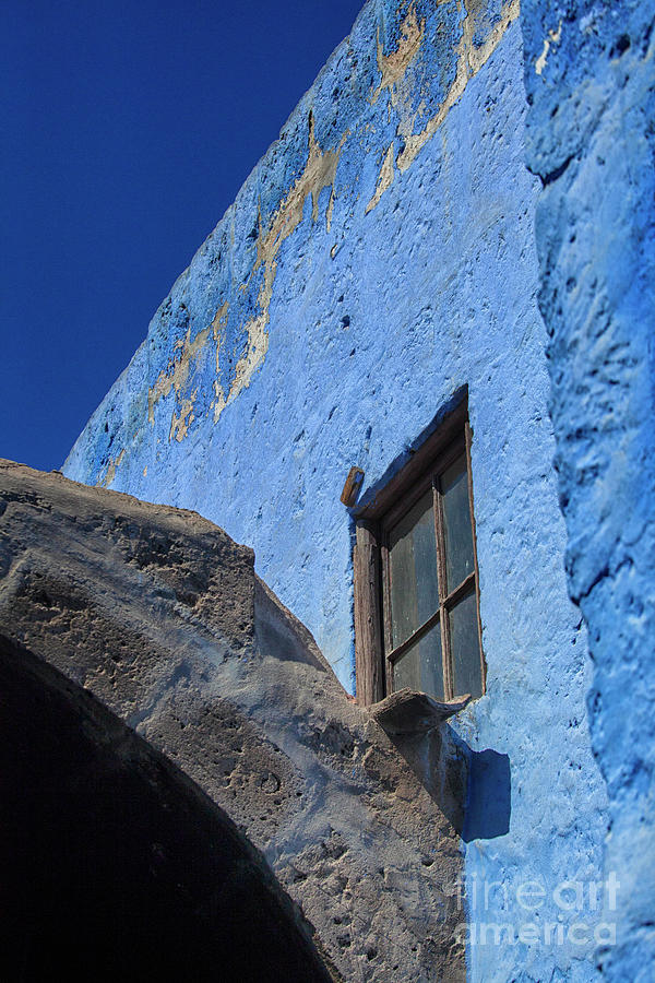 Blue building Photograph by Patricia Hofmeester