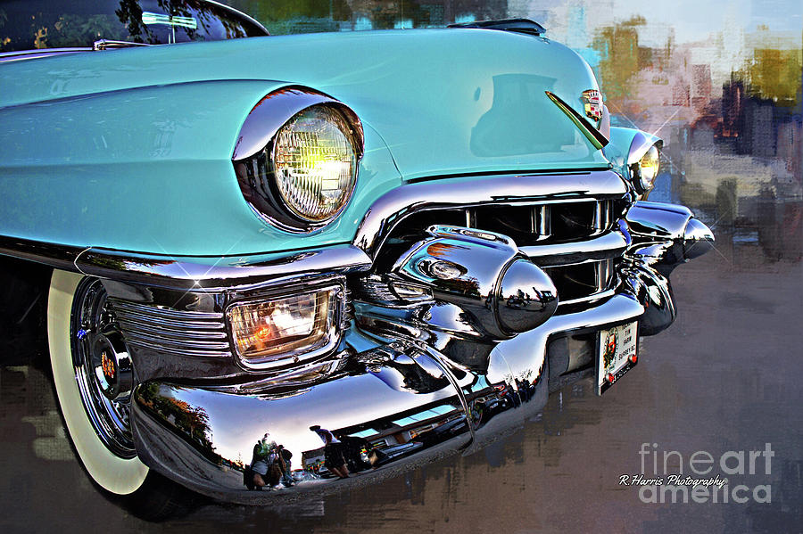 Blue Caddy Abstract Photograph by Randy Harris