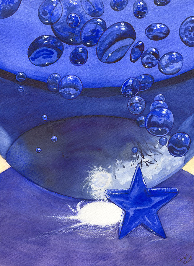 Blue Painting by Catherine G McElroy
