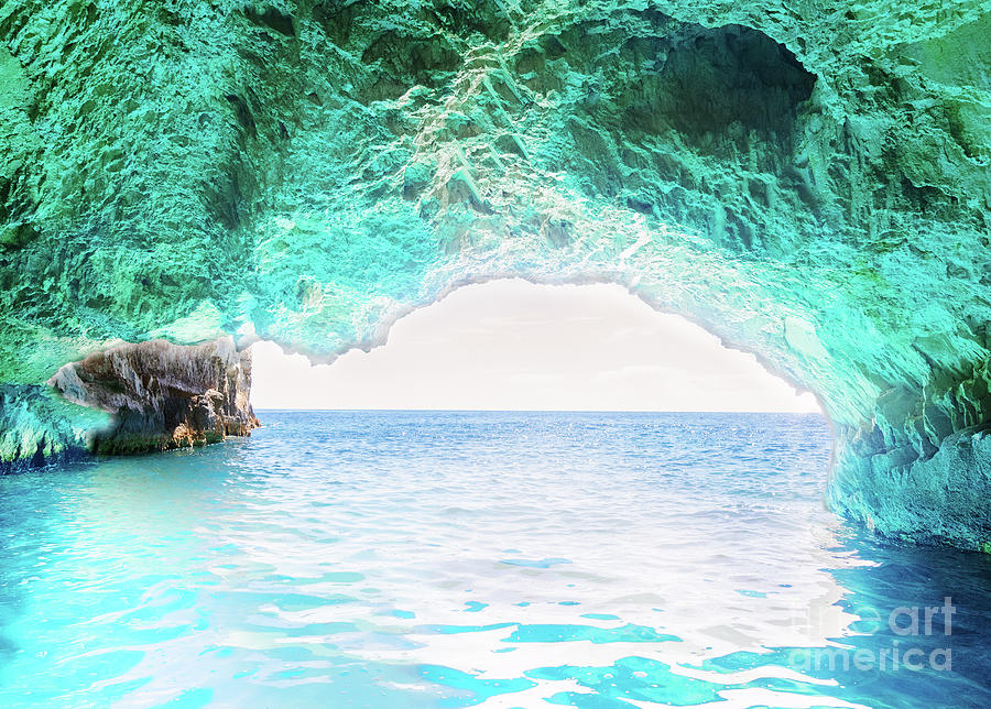 Blue Cave of Zakinthos island Photograph by Anastasy Yarmolovich