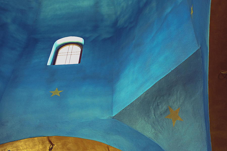 Blue Ceiling Photograph by Dubi Roman