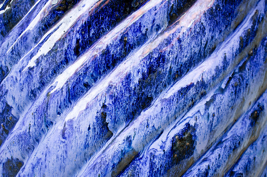 Abstract Photograph - Blue ceramic by Tom Gowanlock