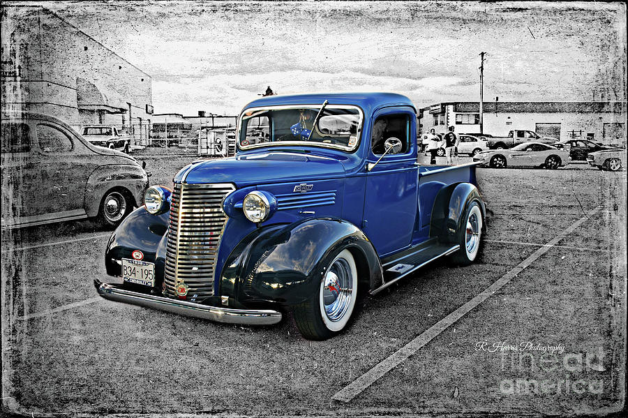 Blue Chevy Pickup Truck Photograph by Randy Harris