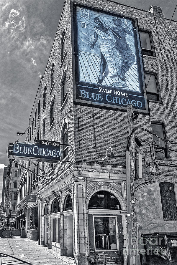 Blue Chicago Photograph by Izet Kapetanovic