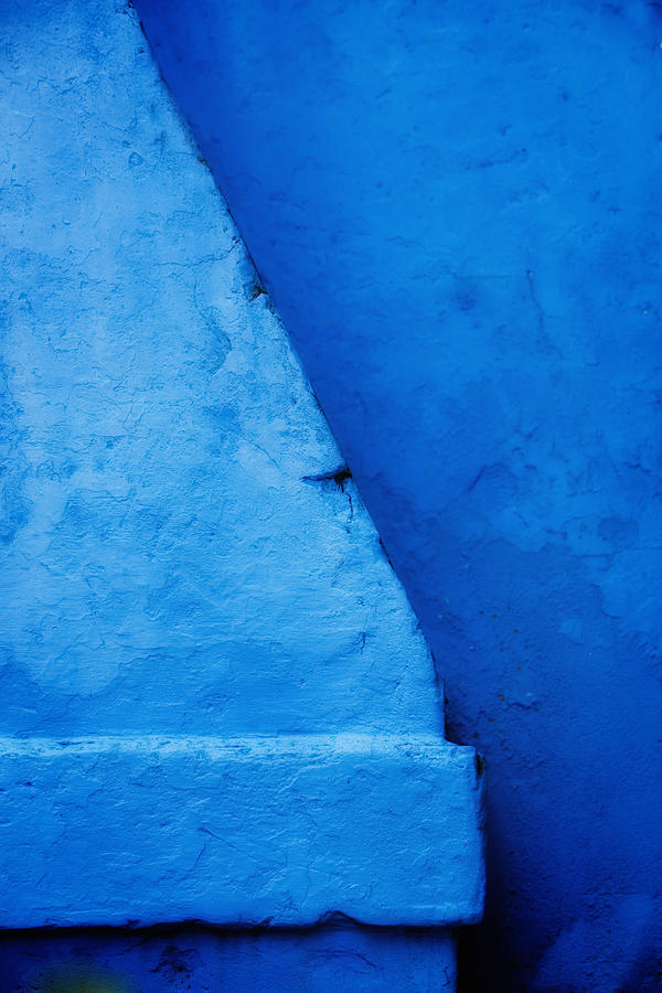 Blue Chimney Burano italy Photograph by Bob Coates