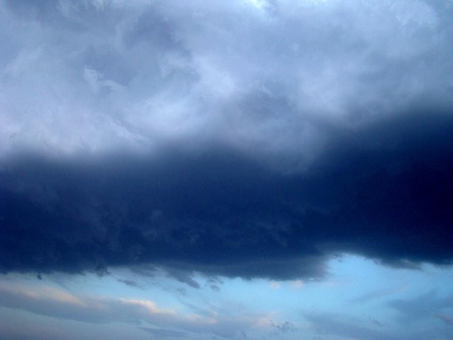 Blue Photograph - Blue Clouds One by Ana Villaronga